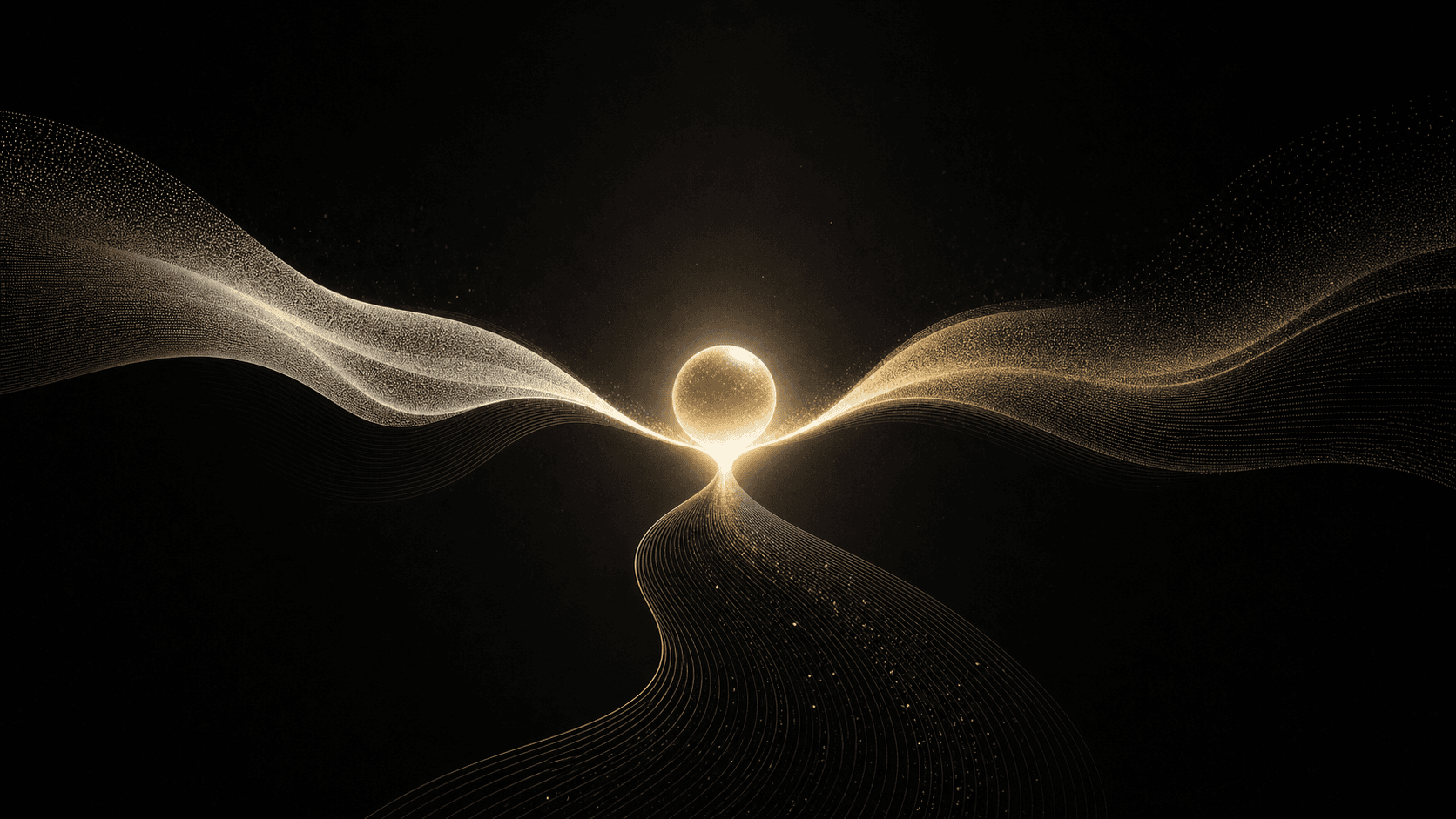 Caviro — abstract market structure with three flows converging into insight